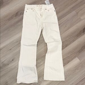 Girls / Kids Levi's White Flare Jeans. Like New Worn Once .